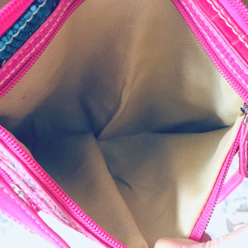 Flat Patchwork Faux Leather Shoulder Bag - image 5